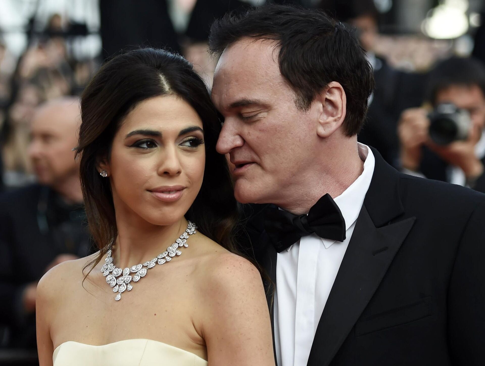 Режиссер Квентин Тарантино и его супруга, израильская певица и модель Даниэла Пик Режиссер Квентин Тарантино и его супруга, израильская певица и модель Даниэла Пик - РИА Новости, 1920, 04.11.2025