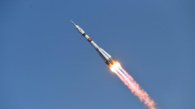 Запуск ракеты-носителя Союз-2.1