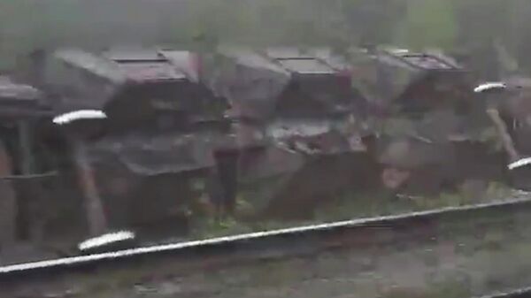 В Пермском крае дожди размыли железнодорожное полотно на перегоне