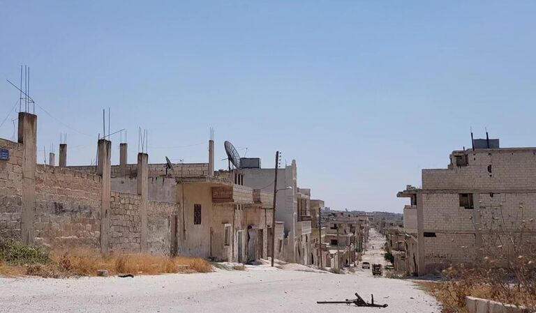 Сирийский город Хан-Шейхун в провинции Идлиб Сирийский город Хан-Шейхун в провинции Идлиб