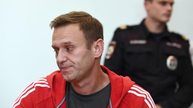 Алексей Навальный в Симоновском суде Москвы