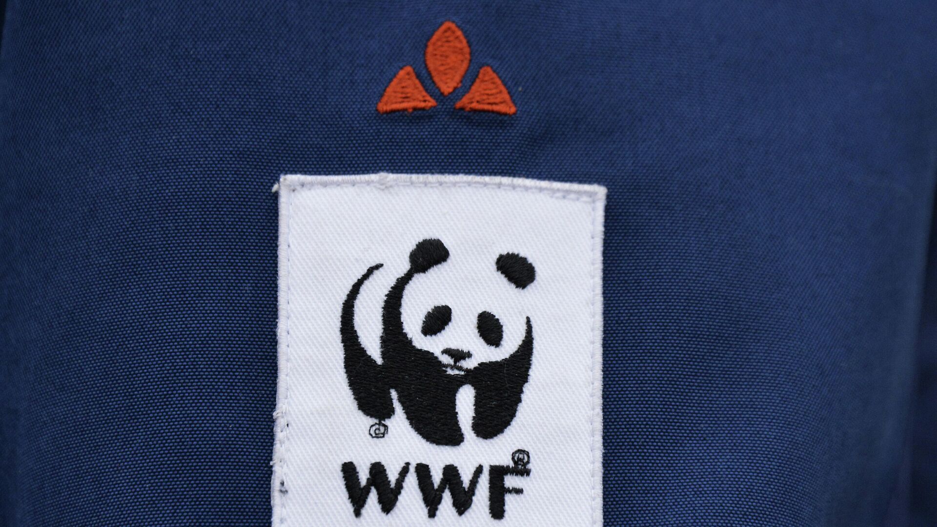 Эмблема WWF на униформе одного из сотрудников - РИА Новости, 1920, 10.09.2020