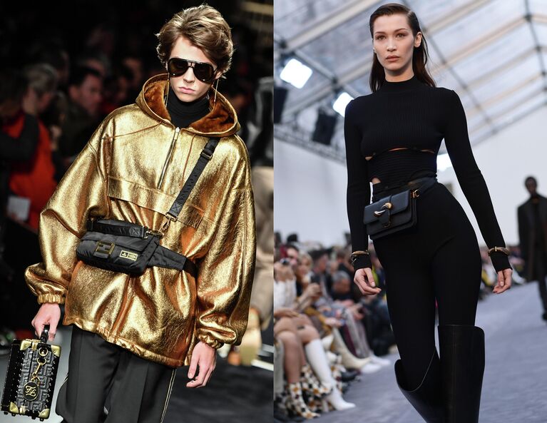 Показ коллекций одежды сезона Осень-Зима 2019/2020 Fendi и Roberto Cavalli в Милане