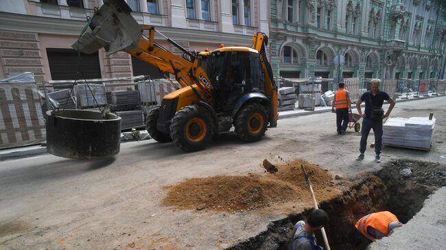 Работы по благоустройству в Москве