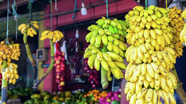 Бананы на рынке
