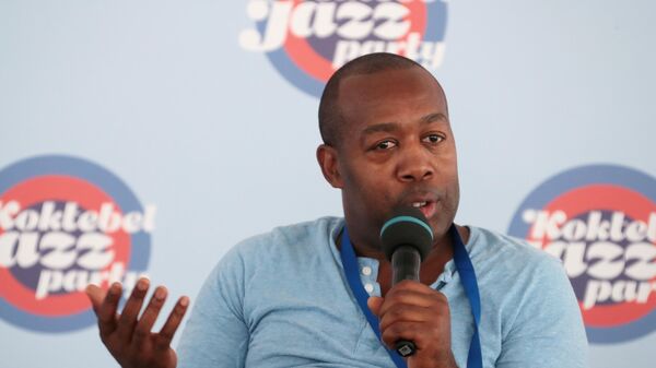 Музыкант Тэд Вилсон на пресс-конференции в рамках фестиваля Koktebel Jazz Party в Крыму