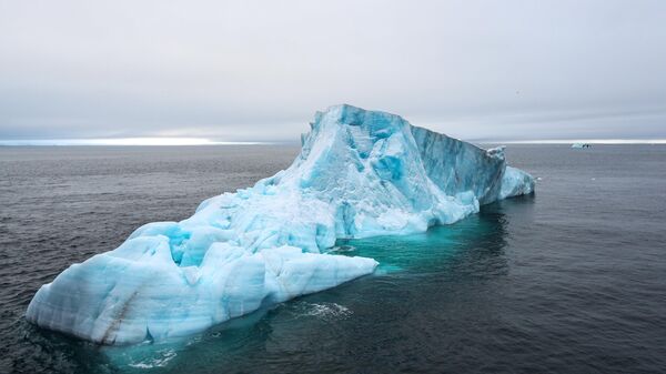 Айсберг в акватории Северного ледовитого океана
