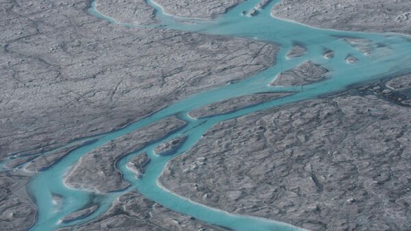 Таяние льда в Кангерлуссуаке, Гренландия