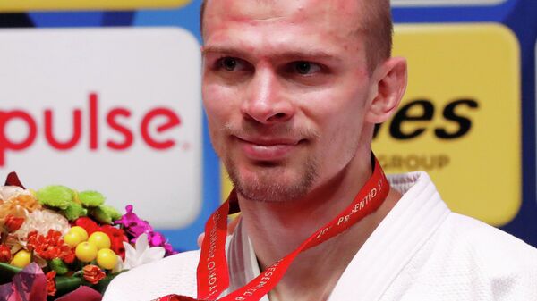 Денис Ярцев с медалью чемпионата мира по дзюдо