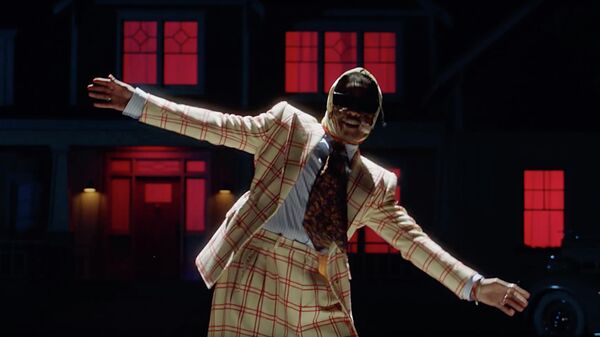 Кадр из тизер-трейлера клипа Американского хип-хоп исполнителя A$AP Rocky на песню Babushka Boi