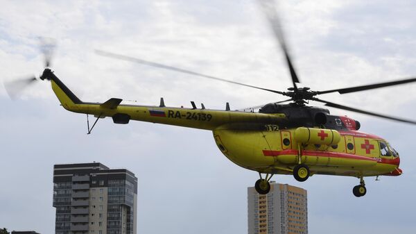 Вертолет Национальной службы санитарной авиации Ми-8 АМТ