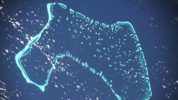 Мальдивы с Международной космической станции