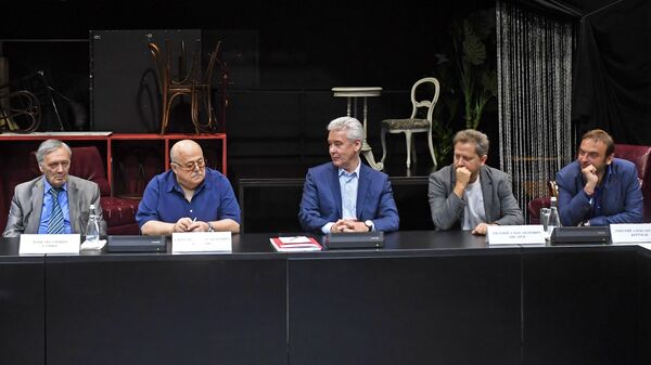 Сергей Собянин встретился с театральными деятелями. 30 августа 2019