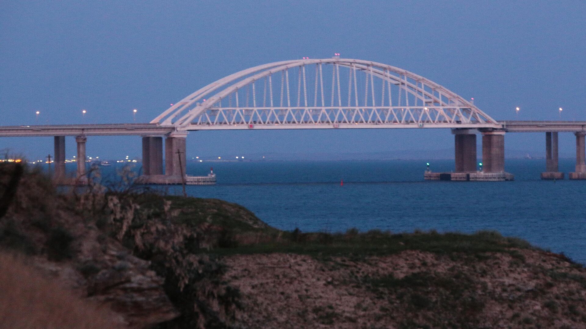  Крымский мост через Керченский пролив - РИА Новости, 1920, 16.10.2020