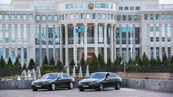 Здание парламента Казахстана в Нур-Султане.