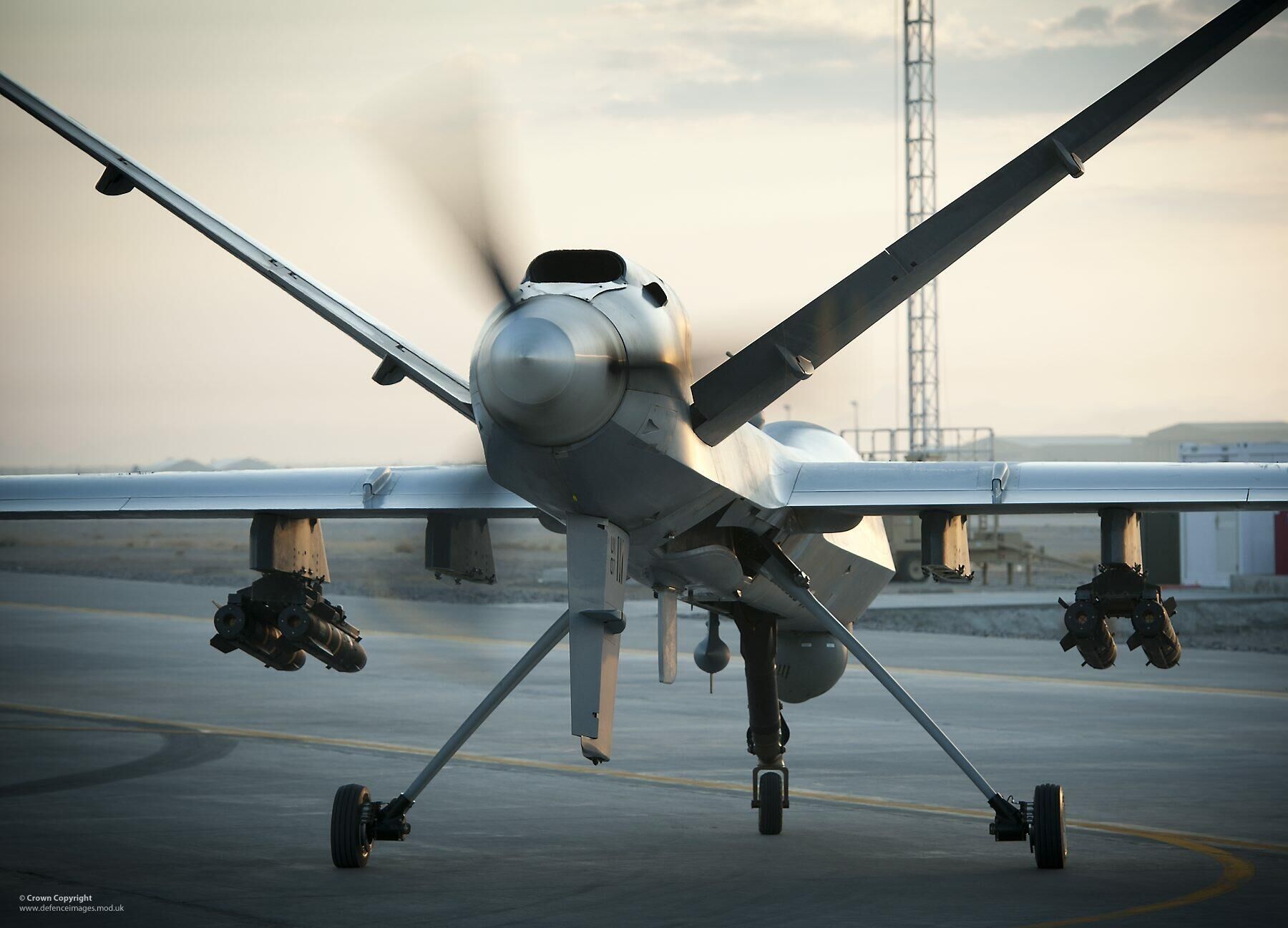 Разведывательно-ударный БПЛА MQ-9 Reaper британских ВВС - РИА Новости, 1920, 04.06.2025