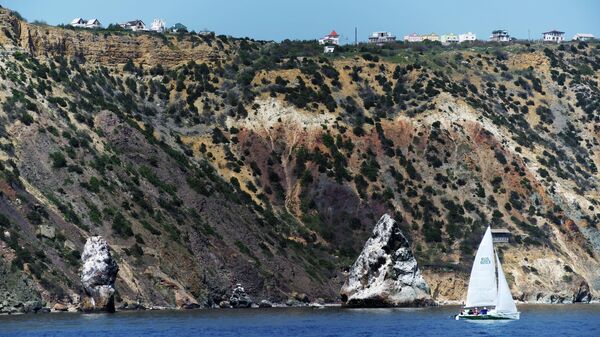 Мыс Фиолент на Гераклейском полуострове на юго-западном побережье Крыма