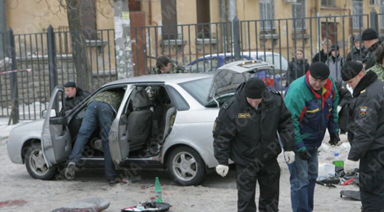 Взрыв у станции метро в Санкт-Петербурге