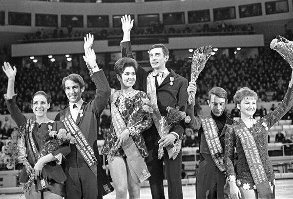 Людмила Пахомова и Александр Горшков победили на чемпионате Европы в 1970 году
