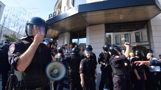 Несанкционированная акция в Москве 27 июля 2019 года