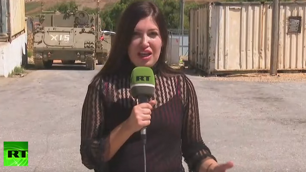 Журналист RT побывала на израильской базе, эвакуированной после обстрела
