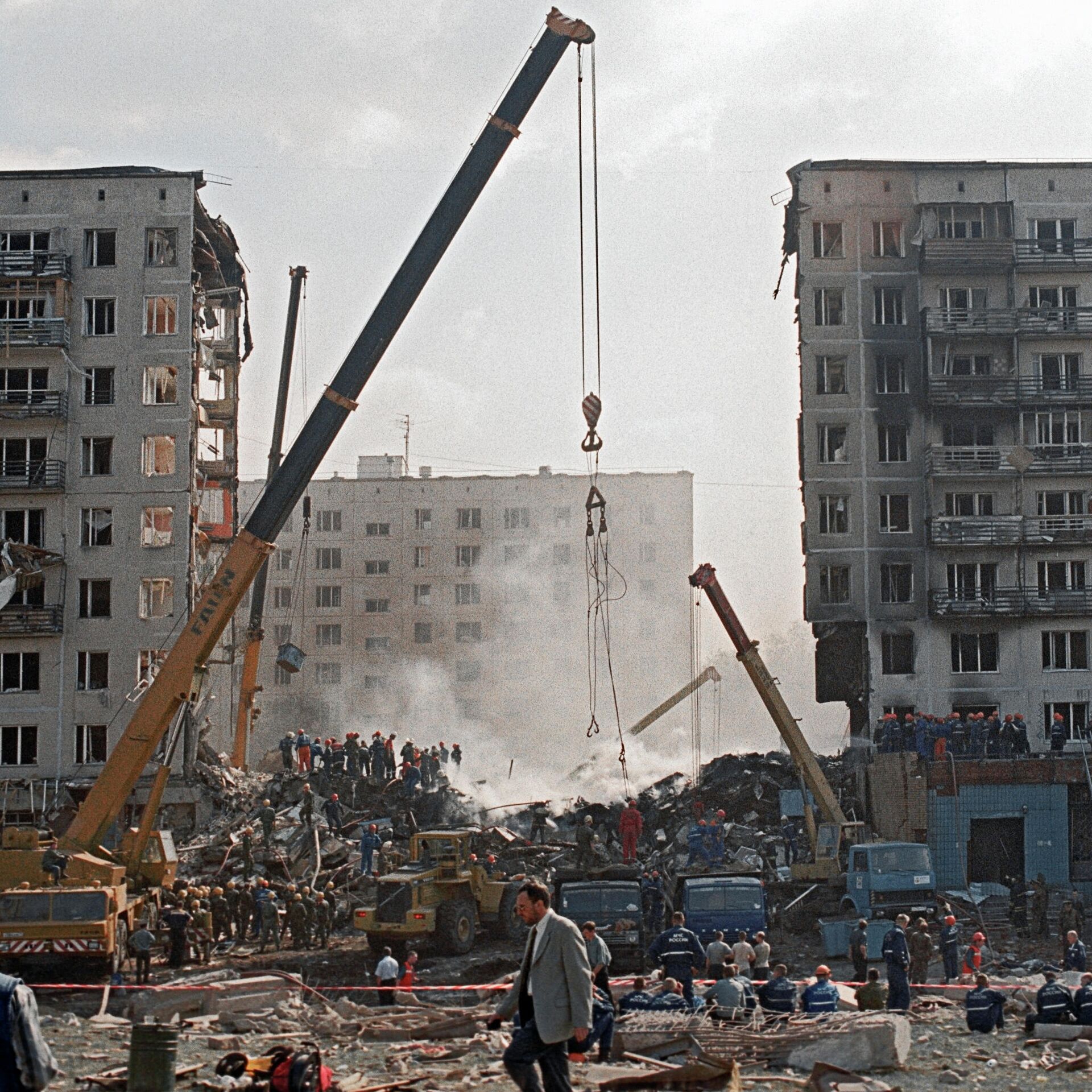 Взрыв жилого дома в Москве на ул. Гурьянова в 1999 году - РИА Новости,  02.03.2020