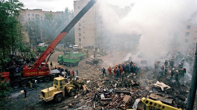 Взрыв жилого дома на Каширском шоссе в Москве. 1999 год