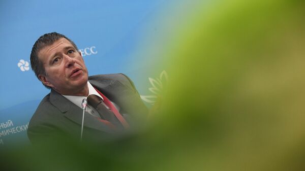 Министр юстиции РФ Александр Коновалов на сессии в рамках V Восточного экономического форума во Владивостоке