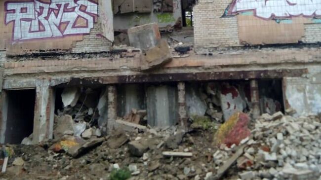 Обрушение здания в Московской области