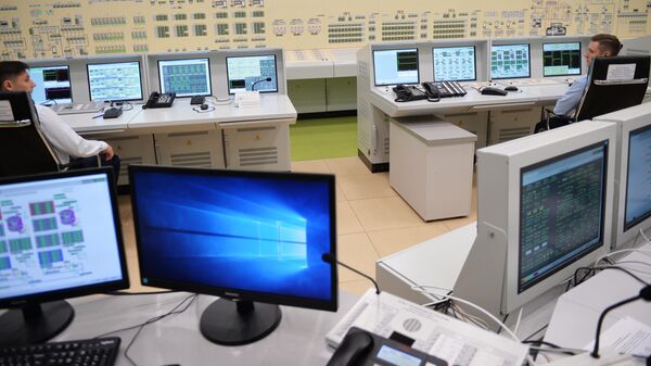 Полная копия щита управления энергоблока БН-800 в учебно-тренировочном центре Белоярской АЭС