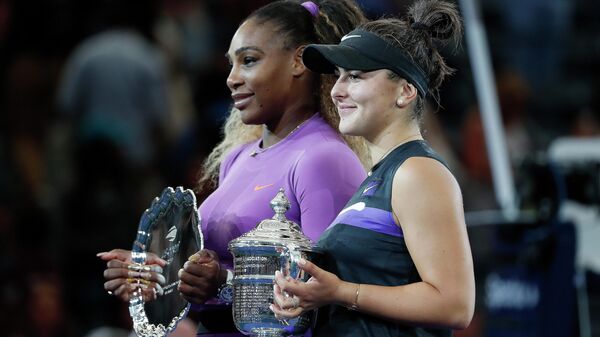 Победительница US Open Бьянка Андрееску и финалистка Серена Уильямс