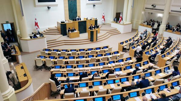Заседание парламента Грузии