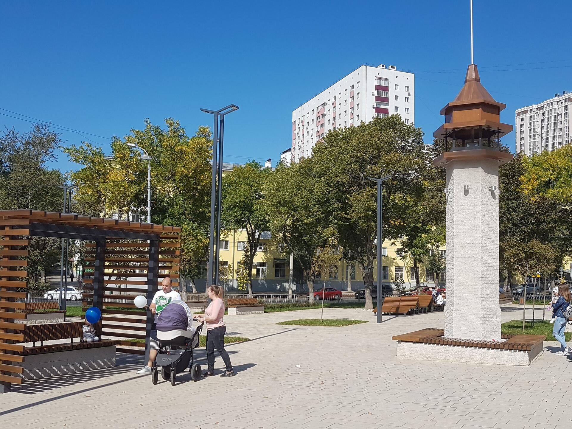 В Самаре открыли Крымскую площадь, благоустроенную в рамках нацпроекта -  РИА Новости, 08.09.2019