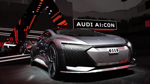 Автомобиль Audi AI:Con на международном автомобильном салоне во Франкфурте