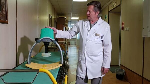 Автоматический аппарат, позволяющий проводить непрерывный массаж сердца, в Сахалинской областной больнице