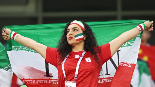 Болельщица сборной Ирана