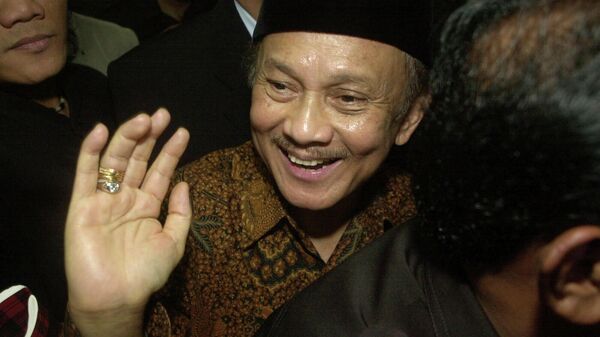 Бывший президент Индонезии Бухаруддин Юсуф Хабиби