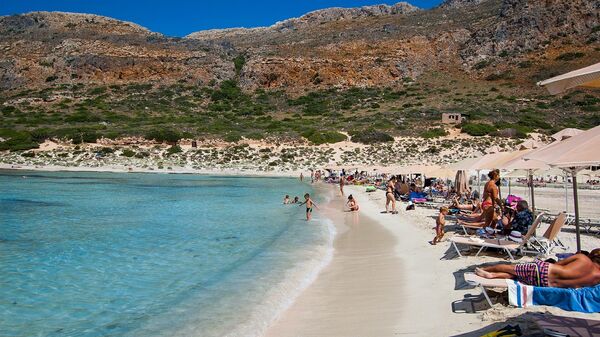 Пляж на острове Крит