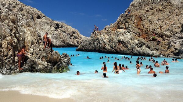 Пляж Лимани на острове Крит 