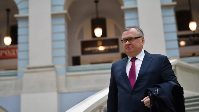 Президент - председатель правления банка ВТБ Андрей Костин