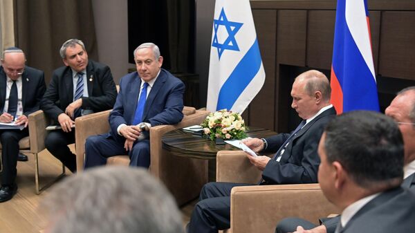 Президент РФ В. Путин встретился с премьер-министром Израиля Б. Нетаньяху