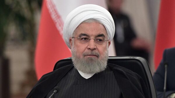  Президент Ирана Хасан Рухани на V встрече глав государств - гарантов Астанинского процесса содействия сирийскому урегулированию