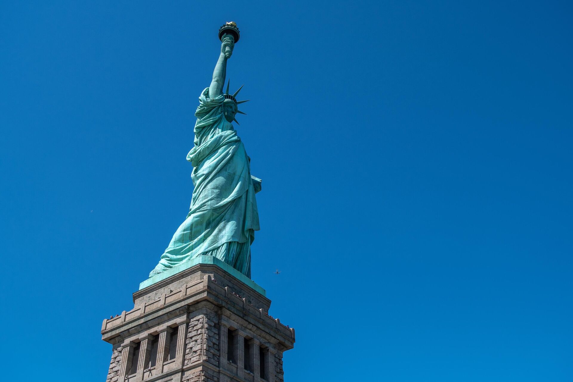 Статуя Свободы в Нью-Йорке - РИА Новости, 1920, 01.07.2021