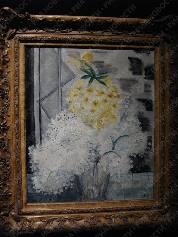 Картина Наталии Гончаровой Весенние цветы на аукционе Сотбис