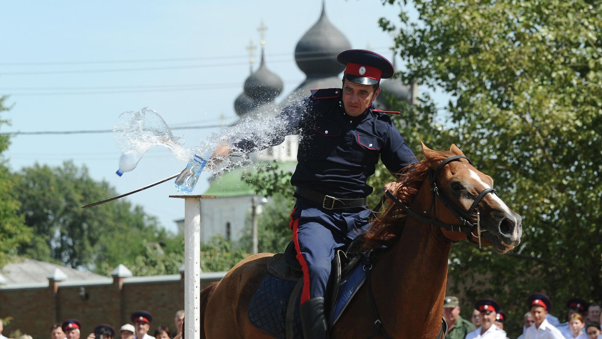 Конноспортивные состязания в станице Старочеркасской Ростовской области - РИА Новости, 1920, 19.10.2021