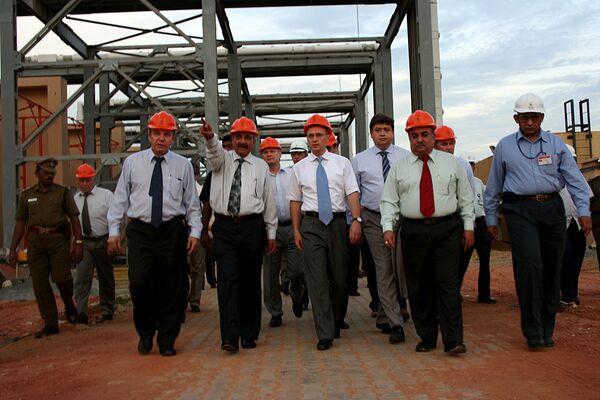 Руководство Росатома на строительстве АЭС Куданкулам в Индии