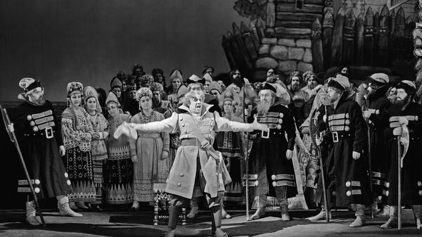Фрагмент оперы Сказка о царе Салтане Большого театра 1959 года