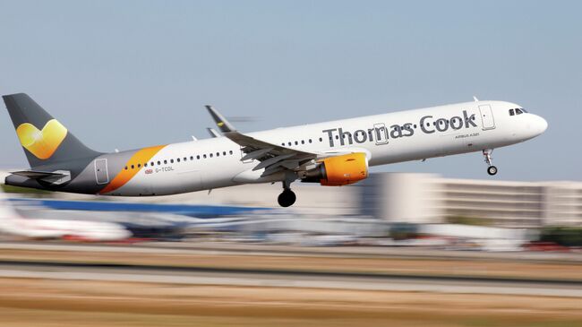 Самолет туристической компании Thomas Cook