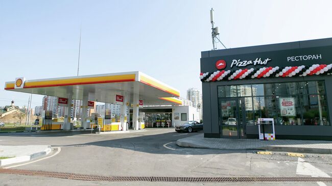 Ресторан Pizza Hut на АЗС Шелл