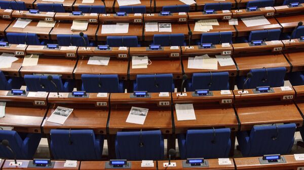 Зал заседаний Парламентской ассамблеи Совета Европы